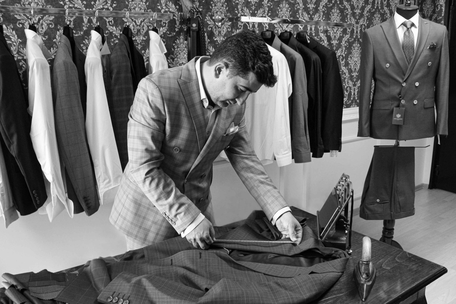 Mohammad Arefi – founder of Mark Wilkinson England, editorial portrait